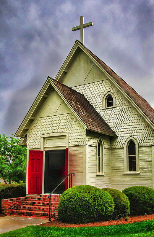 Church Art Print featuring the photograph Chapel of Open Doors by Dave Bosse