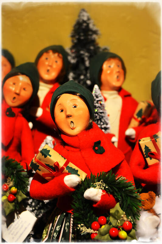 Christmas Art Print featuring the photograph Christmas Caroling by Mike Martin