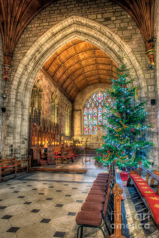 Christmas Art Print featuring the photograph Christmas Tree by Adrian Evans