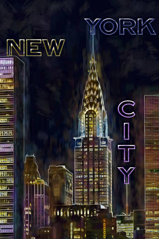 Chrylser Building Art Print featuring the photograph Chrysler Building New York City NYC by Susan Candelario