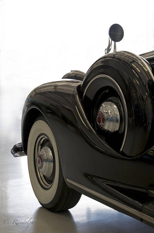 1939 Packard Art Print featuring the photograph Classic Elegance by Cheri Randolph