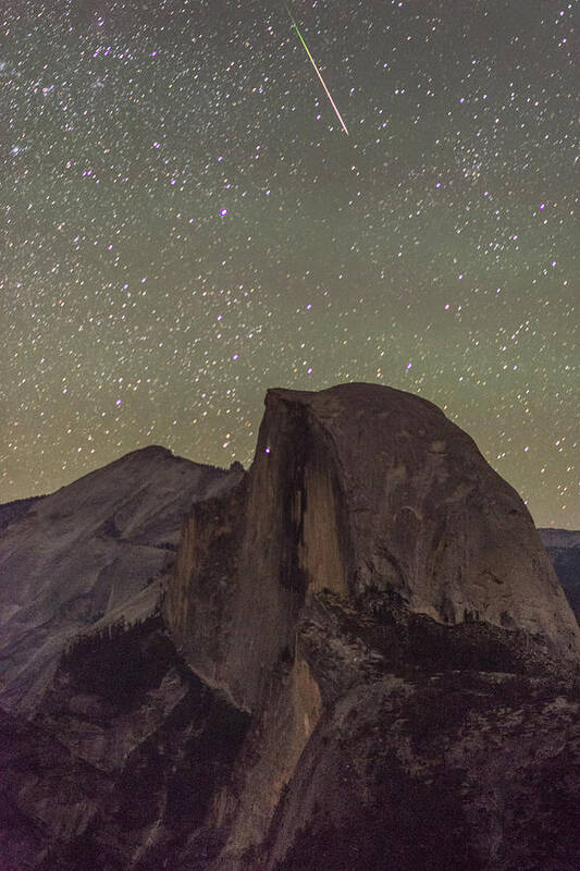 Tranquility Art Print featuring the photograph Climbing Toward Perseids by Eric Dugan