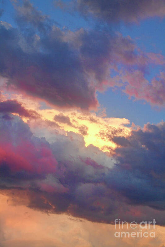 Sunsets Art Print featuring the photograph Cloudscape Portrait 52 by James BO Insogna