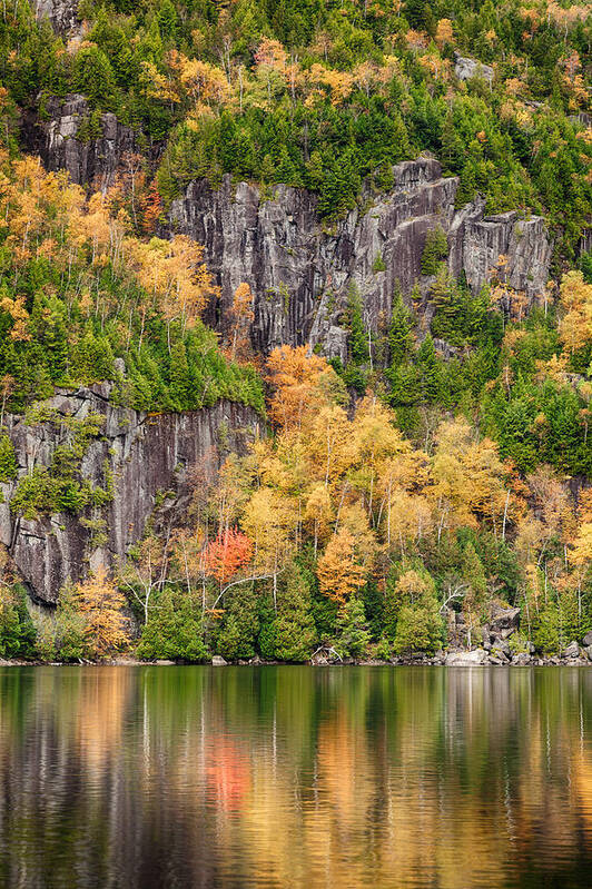 Autumn Art Print featuring the photograph Colorful Cliff by Denise Bush