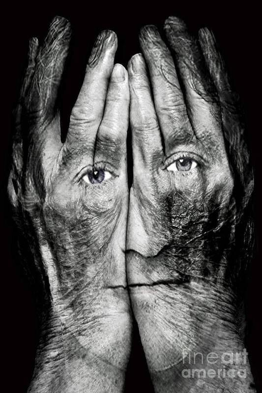 Robin Williams Art Print featuring the photograph Cover Thy Faces by Gary Keesler