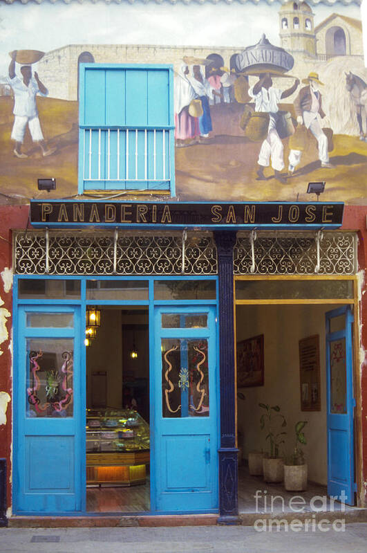 Panaderia San Jose Art Print featuring the photograph Cuban Eatery by Bob Phillips
