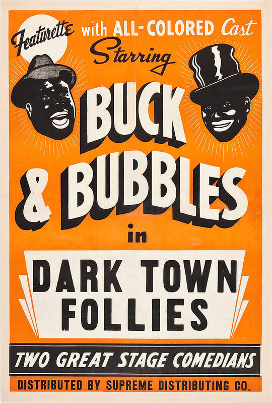 1930 Movies Art Print featuring the photograph Dark Town Follies, Poster Top From Left by Everett