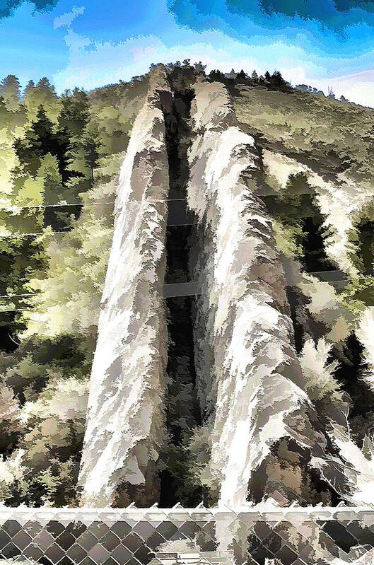 Weber Canyon Art Print featuring the photograph Devils Slide by Ely Arsha