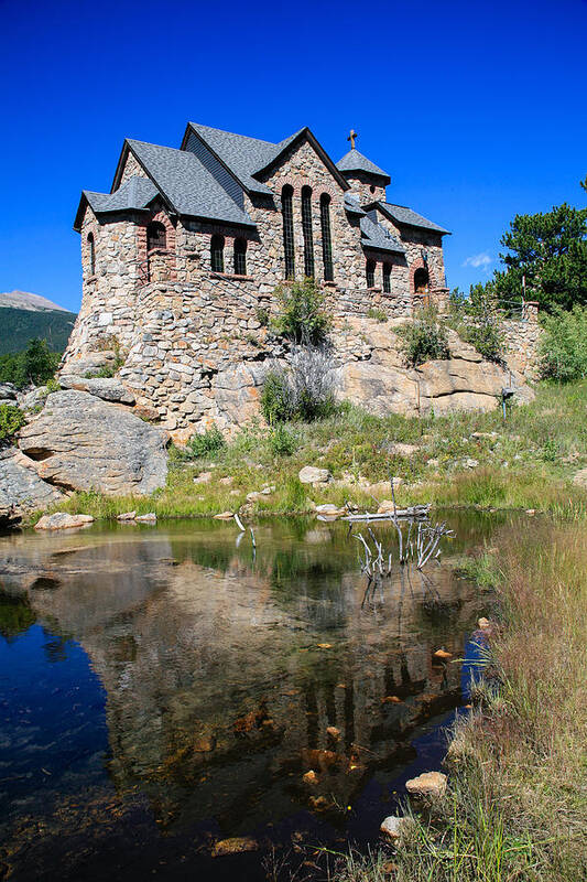 Chapel On The Rock Art Print featuring the photograph Divine Reflection by Paul Moore