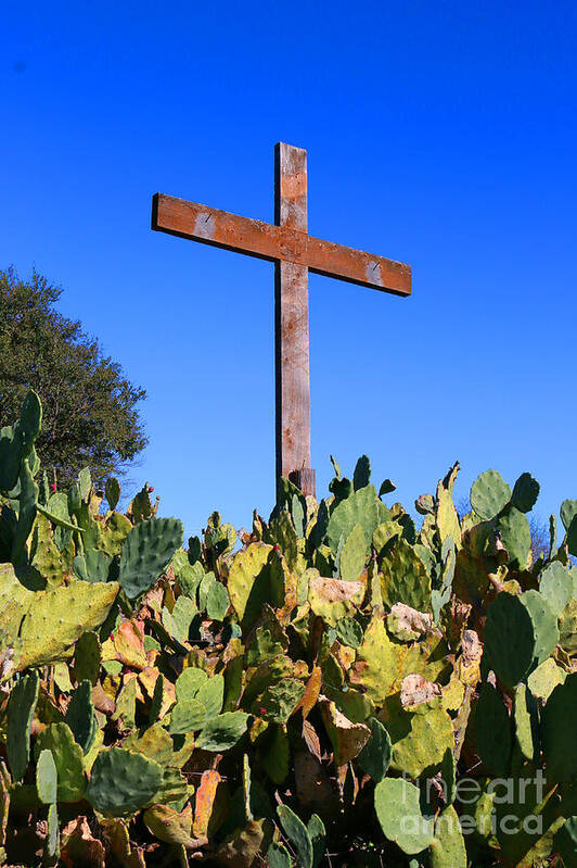 Cross Art Print featuring the photograph Easter Cross by Jeanette French