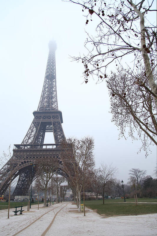 Antique Art Print featuring the photograph Eiffel Tower - Paris France - 011314 by DC Photographer