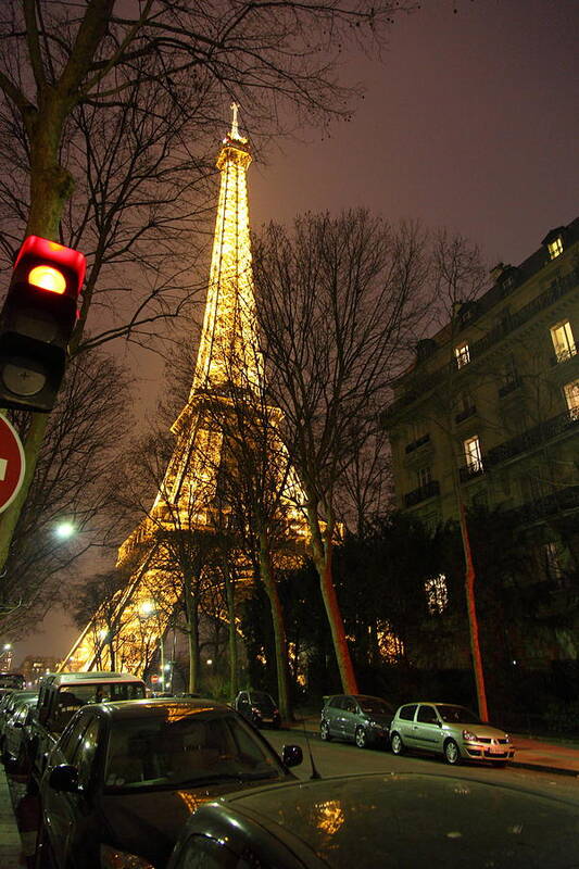 Antique Art Print featuring the photograph Eiffel Tower - Paris France - 011317 by DC Photographer