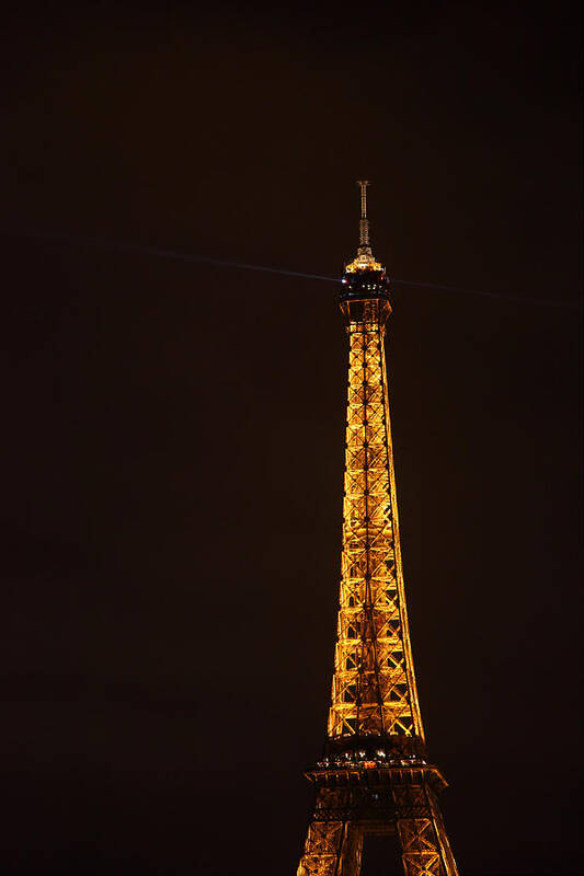 Antique Art Print featuring the photograph Eiffel Tower - Paris France - 011329 by DC Photographer