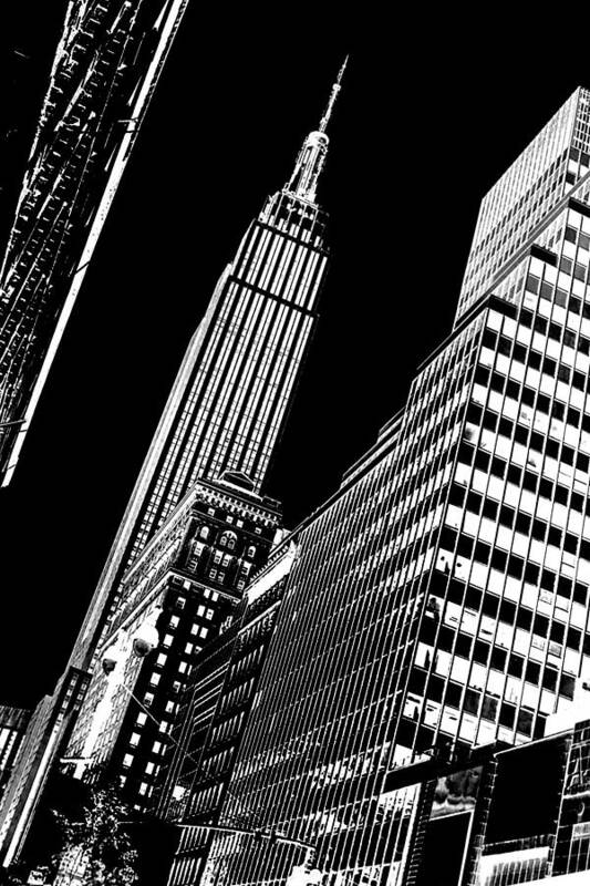 Empire Art Print featuring the photograph Empire Perspective by Az Jackson