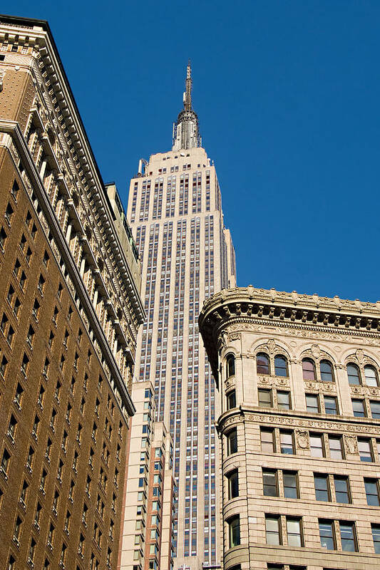 Empire State Building Art Print featuring the photograph Empire State Building by Michael Dorn