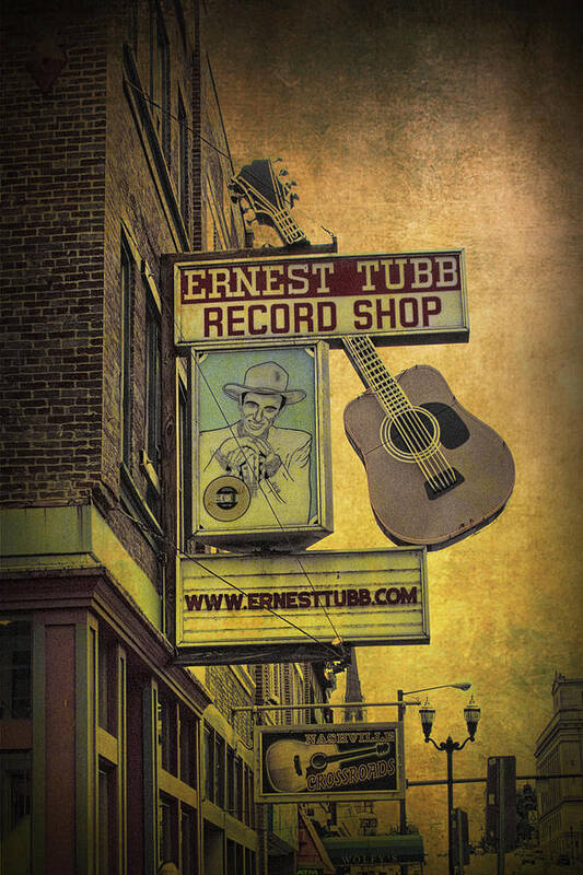 Art Art Print featuring the photograph Ernest Tubb's Record Shop by Randall Nyhof