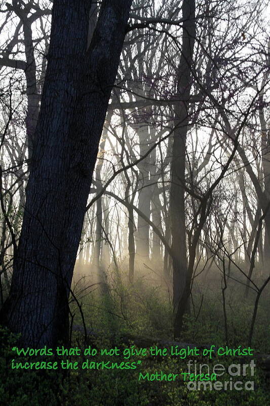 Christianity Art Print featuring the photograph Eternal Light by Rick Rauzi