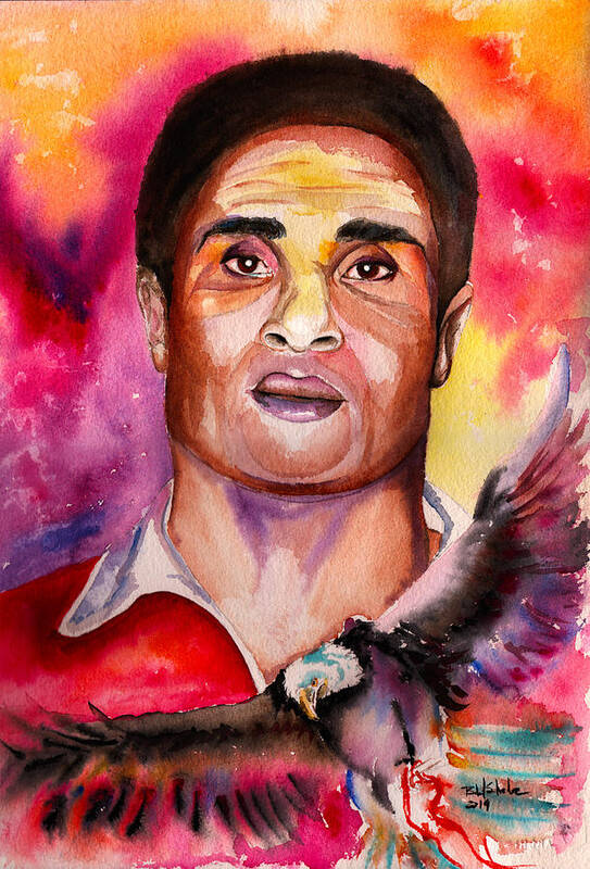 Painting Art Print featuring the painting Eusebio by Isabel Salvador