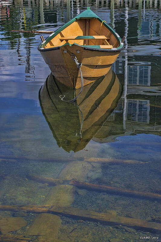 Fisherman's Cove Art Print featuring the photograph Fisherman's Cove by Ken Morris