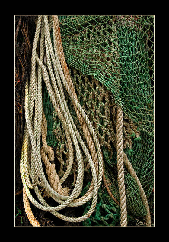 Ropes Art Print featuring the photograph Fisherman's Tools by Peggy Dietz
