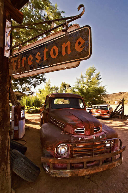 Ford Fever Art Print featuring the photograph Ford Fever by Priscilla Burgers