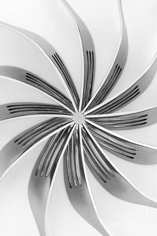 Fork Art Print featuring the photograph Forks VIII by Natalie Kinnear