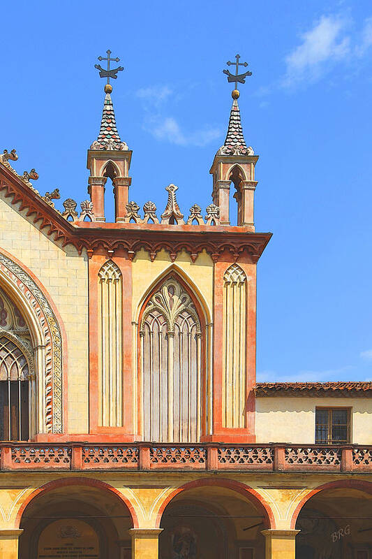 Church Art Print featuring the photograph Franciscan Monastery In Nice France by Ben and Raisa Gertsberg