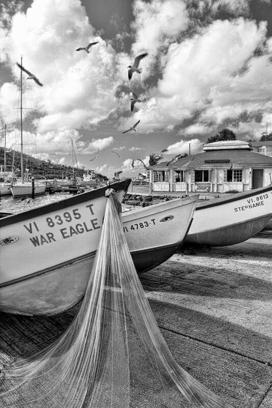 B&w Art Print featuring the photograph Frenchtown by Gary Felton