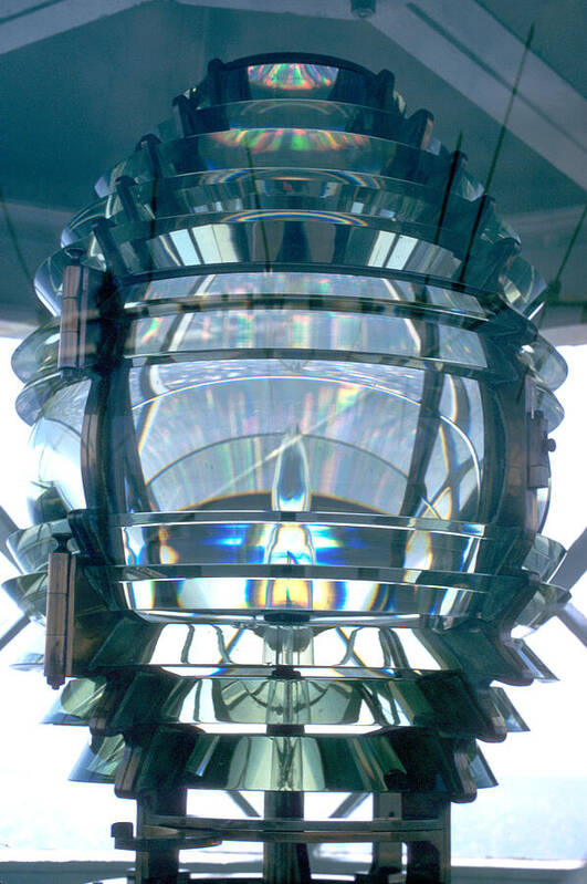 Fresnel Lens Art Print featuring the photograph Fresnel Lens by Jerry McElroy