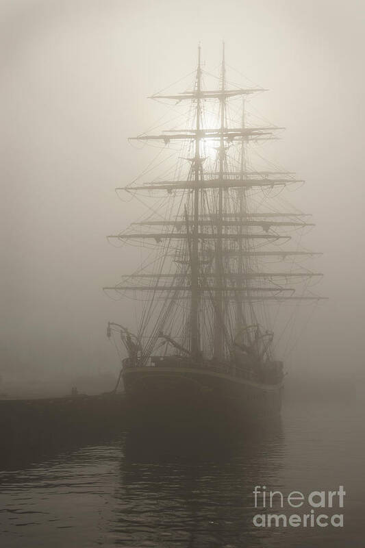 Ghost Art Print featuring the photograph Ghost Ship by Inge Riis McDonald