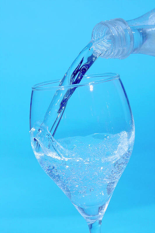 Drink Art Print featuring the photograph Glass Of Water by Simon Booth/science Photo Library