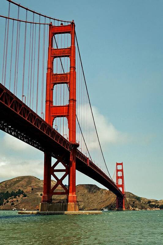 Golden Gate Bridge Art Print featuring the photograph Golden Gate Bridge by Michelle Calkins