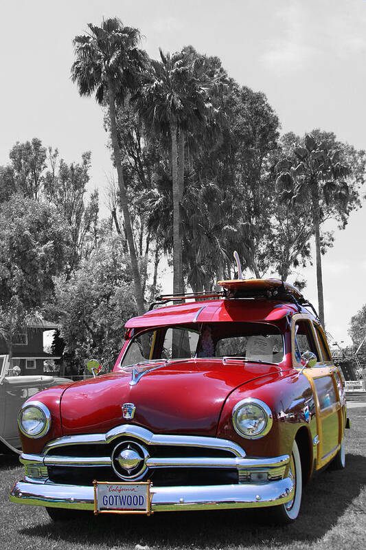 Classic Car Art Print featuring the photograph Got Wood? by Shoal Hollingsworth