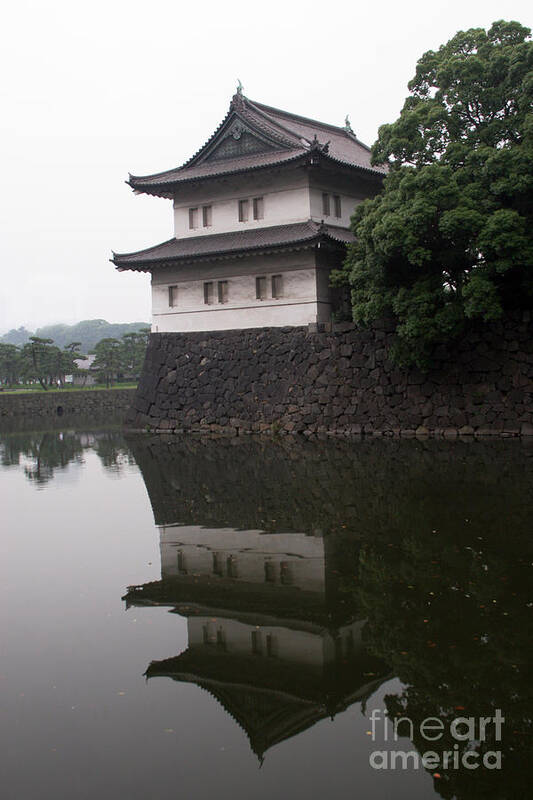 Japan Art Print featuring the photograph Guardian of the Emperor's Palace by Jack Ader