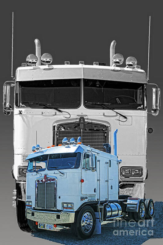 Trucks Art Print featuring the photograph Hdrcatr3137-13 by Randy Harris