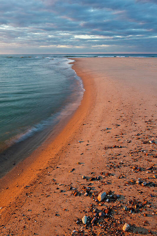 Atlantic Ocean Art Print featuring the photograph Head Of The Meadow Beach, Cape Cod by Jerry and Marcy Monkman
