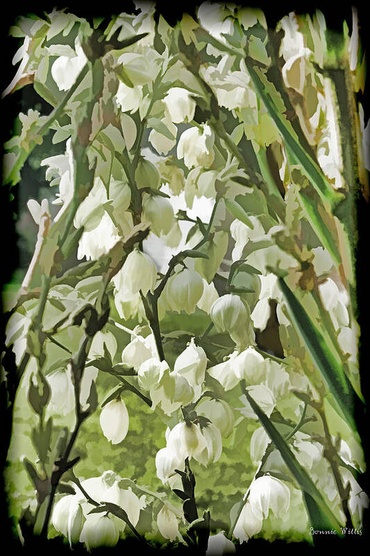 Floral Art Print featuring the photograph Hiding Place by Bonnie Willis