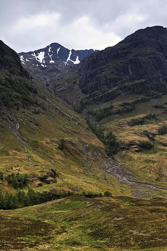 Scottish Highland Art Print featuring the photograph Highland Peak by Mike Farslow