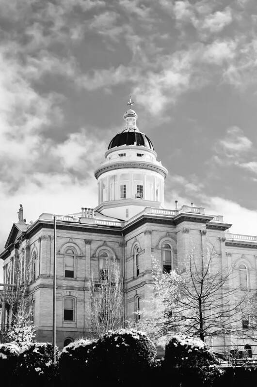 Historic Art Print featuring the photograph Historic Auburn Courthouse 8 by Sherri Meyer