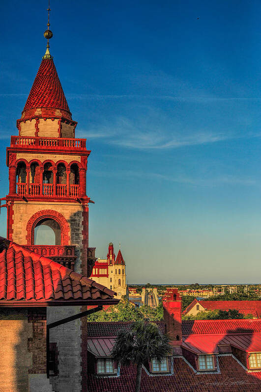 St Augustine Art Print featuring the photograph Hotel Ponce de Leon by Stacey Sather