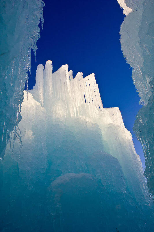 Ice Art Print featuring the photograph Ice Abstract 4 by Christie Kowalski