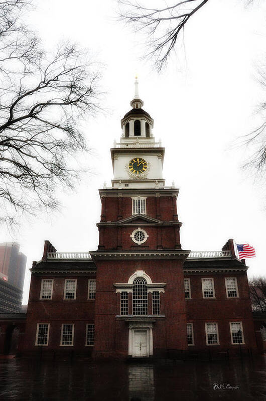 Independence Hall Philadelphia Art Print featuring the photograph Independence Hall Philadelphia by Bill Cannon