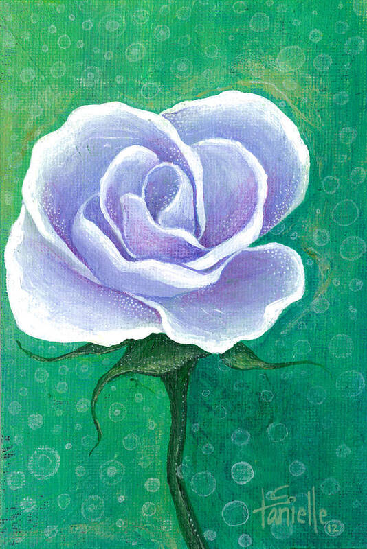 Floral Art Print featuring the painting Inner Beauty by Tanielle Childers