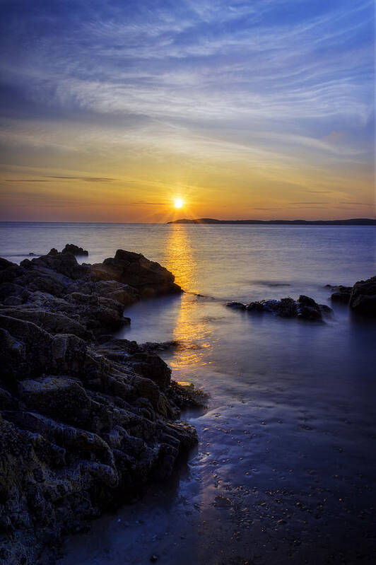 Sunset Art Print featuring the photograph Island Sunset by Ian Mitchell