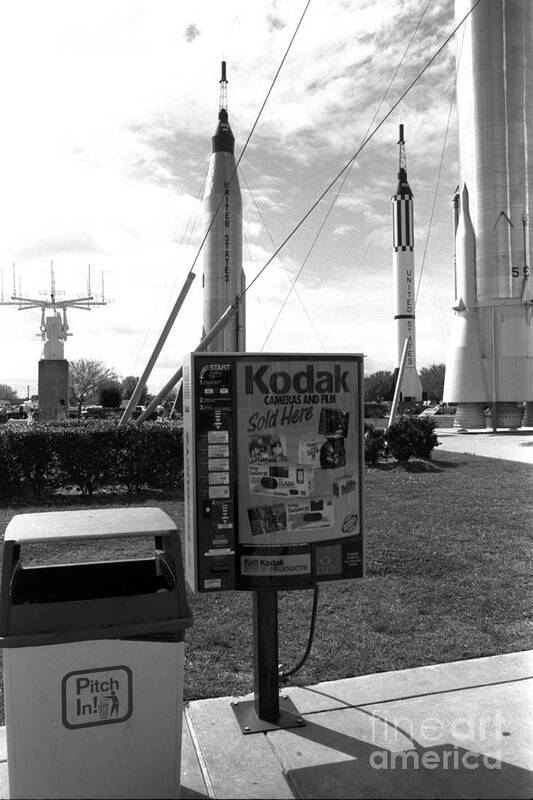 1995 Art Print featuring the photograph Kennedy Space Center Cape Canaveral by Edward Fielding