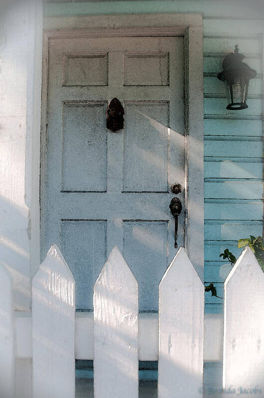 Florida Art Print featuring the photograph Key West Welcome to My Home by Brenda Jacobs