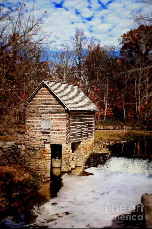 Levi Art Print featuring the photograph Levi Jackson Park Water Mill by Stephanie Frey