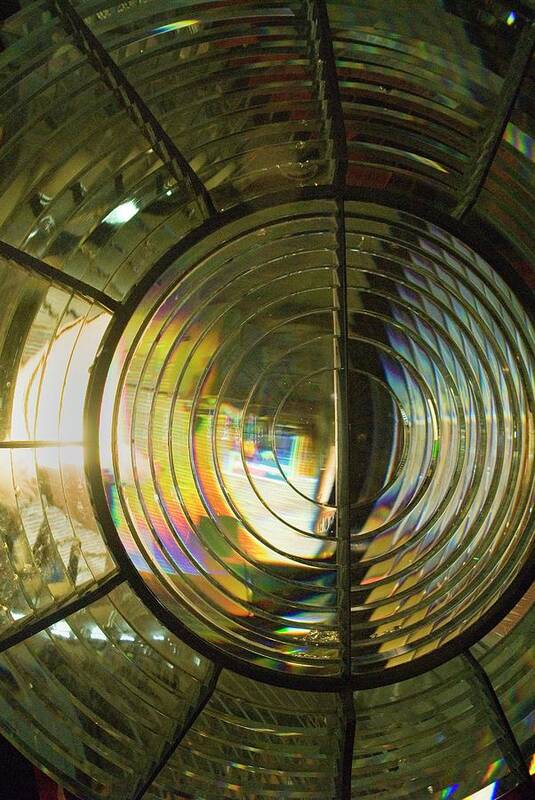 Lens Art Print featuring the photograph Lighthouse Lens by Steve Horrell/science Photo Library