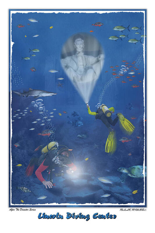 Pop Art Art Print featuring the photograph Lincoln Diving Center by Mike McGlothlen