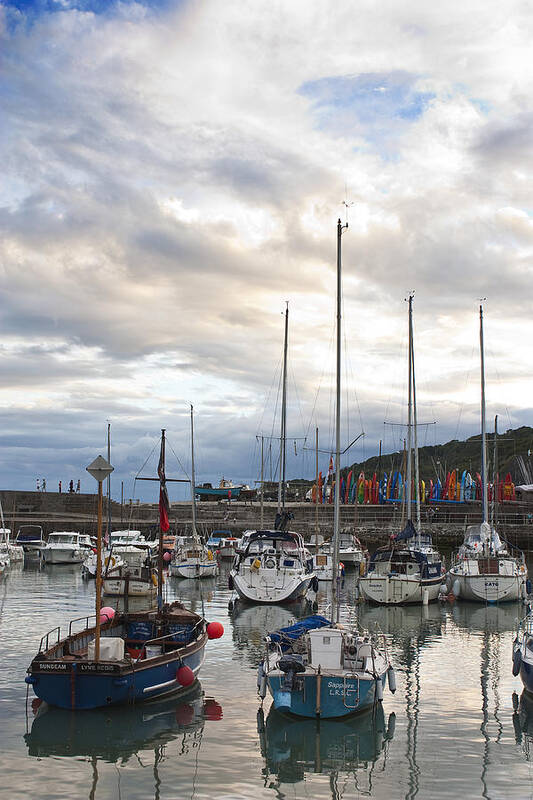 Lyme Regis Art Print featuring the photograph Lyme Regis Dorset by Graham Custance